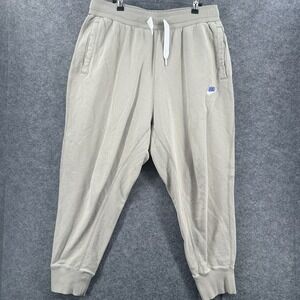Nike Sportswear Classic Fleece Joggers Mens XL Tan Pants DA0019-230
